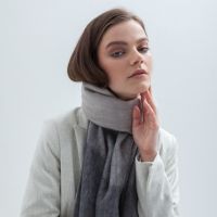 BUFANDY | Sjaal Ombre - Grey Marble 1